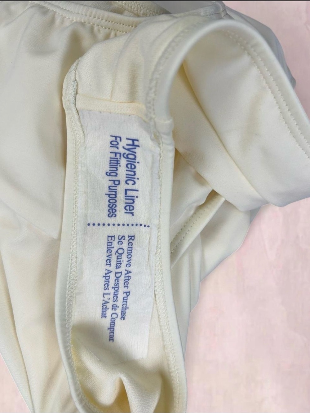 NWT Sports Illustrated Swim Cream One-Piece Swimsuit - Picture 6 of 6